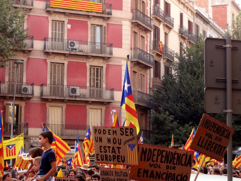 La diada catalana // manifestation for Catalan independence